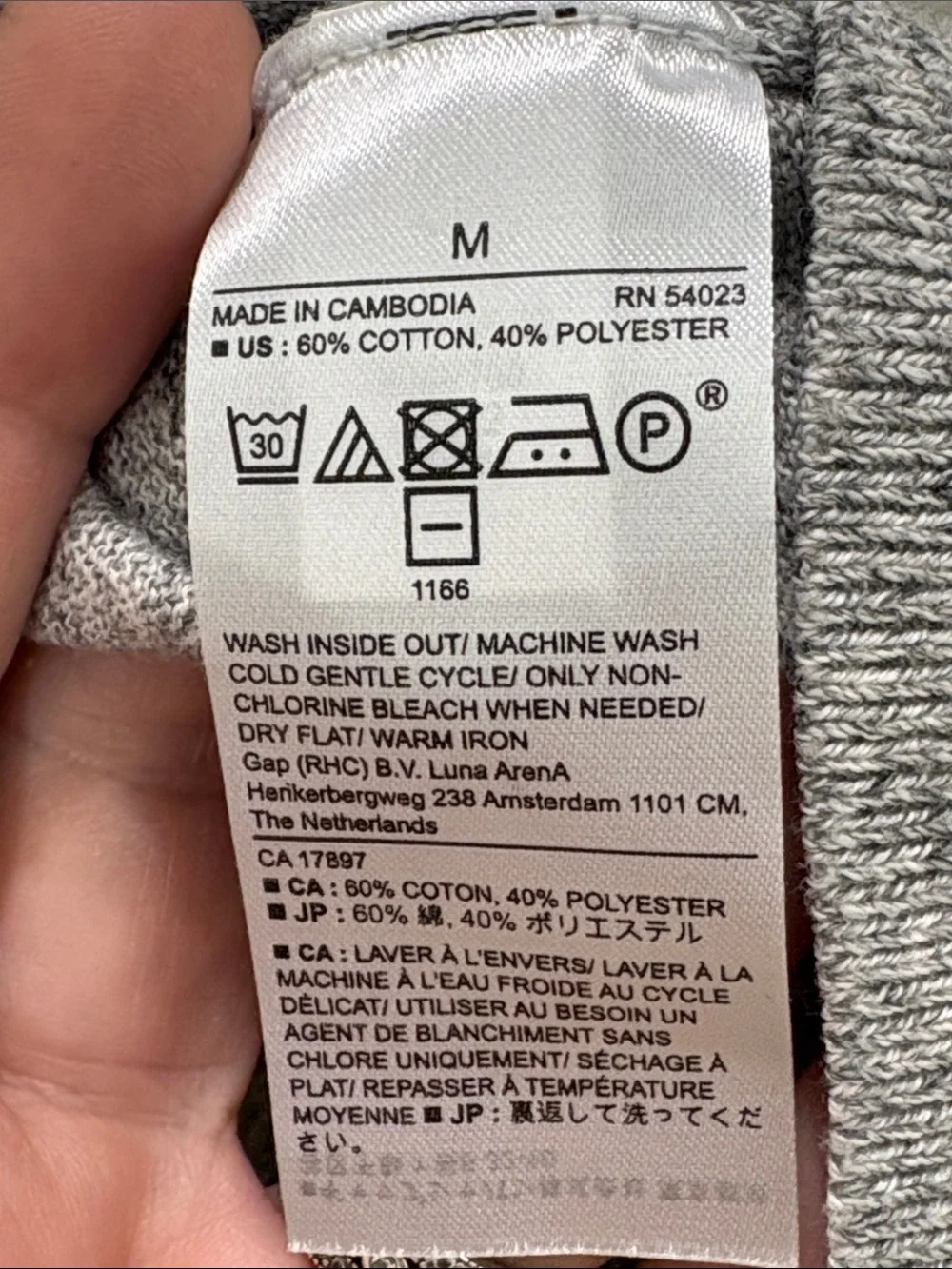 Banana Republic Men's Heather Gray Everyday Crewneck Sweater M